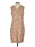Talbots 100% Polyester Print Tan Cocktail Dress Size 14 Petite - photo 2