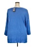 J.Jill Solid Blue Poncho Size 3X - photo 2