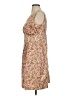 Talbots 100% Polyester Print Tan Cocktail Dress Size 14 Petite - photo 5