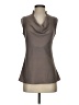 Nic + Zoe 100% Polyester Gray Sleeveless Blouse Size XS - photo 1
