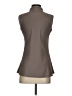 Nic + Zoe 100% Polyester Gray Sleeveless Blouse Size XS - photo 2