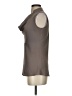 Nic + Zoe 100% Polyester Gray Sleeveless Blouse Size XS - photo 6