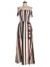 J for Justify Stripes Brown Romper Size L - photo 1