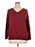 Lucky Brand Burgundy Pullover Sweater Size XL - photo 1
