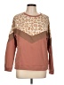 Hem & Thread Animal Print Brown Sweatshirt Size L - photo 1