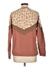 Hem & Thread Animal Print Brown Sweatshirt Size L - photo 2