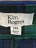 Kim Rogers Plaid Green Casual Pants Size 14S - photo 4
