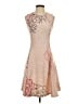 DKNY Graphic Tan Cocktail Dress Size XS - photo 1