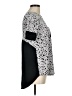 Honeyme Silver Short Sleeve Blouse Size M - photo 4