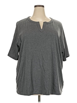 Lands' End Short Sleeve Henley (view 1)