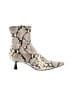 Open Edit Ivory Ankle Boots Size 6 1/2 - photo 1