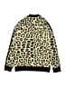 Adidas 100% Polyurethane Animal Print Gold Track Jacket Size 14 - 15 - photo 2