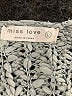 Miss Love 100% Polyester Gray Pullover Sweater Size L - photo 7