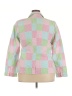 Talbots 100% Cotton Checkered-gingham Pink Blazer Size 18 - photo 2