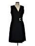 Calvin Klein Solid Black Cocktail Dress Size 12 - photo 1
