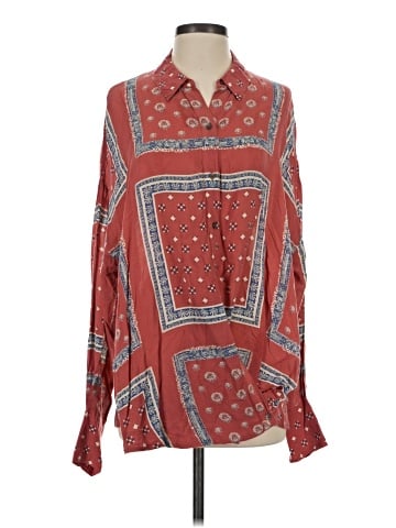 Free People Long Sleeve Button-Down Shirt (view 1)