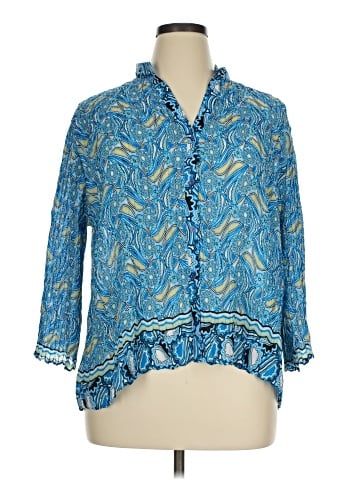 Nicola 3/4 Sleeve Blouse (view 1)
