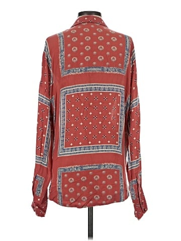 Free People Long Sleeve Button-Down Shirt (view 2)