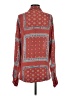 Free People 100% Rayon Red Long Sleeve Button-Down Shirt Size S - photo 2
