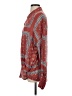 Free People 100% Rayon Red Long Sleeve Button-Down Shirt Size S - photo 5