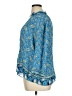 Nicola 100% Polyester Paisley Blue 3/4 Sleeve Blouse Size XL - photo 5