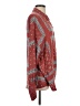 Free People 100% Rayon Red Long Sleeve Button-Down Shirt Size S - photo 4