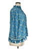 Nicola 100% Polyester Paisley Blue 3/4 Sleeve Blouse Size XL - photo 4