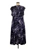 Chaps Animal Print Purple Cocktail Dress Size 18 - photo 2