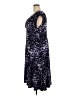 Chaps Animal Print Purple Cocktail Dress Size 18 - photo 5