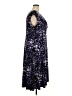 Chaps Animal Print Purple Cocktail Dress Size 18 - photo 4