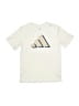 Adidas 100% Polyester Ivory Active T-Shirt Size 5 - photo 1