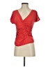 Max Studio 100% Rayon Red Short Sleeve Top Size XS - photo 1