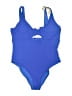 Berlook Solid Blue One Piece Swimsuit Size 24 - photo 1