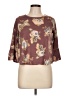 Ginger G. Brown 3/4 Sleeve Top Size L - photo 1