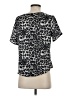 Lovers + Friends Animal Print Silver Short Sleeve Top Size S - photo 2