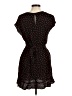 POPSUGAR 100% Rayon Polka Dots Black Casual Dress Size M - photo 1