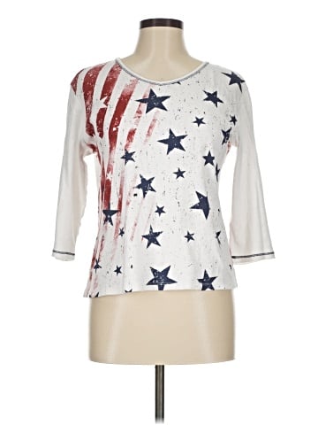 Jess & Jane 3/4 Sleeve Top (view 1)