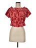 Ann Taylor LOFT Red Short Sleeve Blouse Size M - photo 1