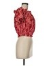 Ann Taylor LOFT Red Short Sleeve Blouse Size M - photo 4