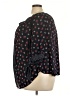 Want and Need 100% Polyester Floral Blue Black 3/4 Sleeve T-Shirt Size 3X - photo 5