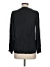 Milly Black Long Sleeve Silk Top Size 6 - photo 2