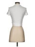 Shein Ivory Short Sleeve Turtleneck Size 2 - photo 2