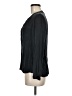 Milly Black Long Sleeve Silk Top Size 6 - photo 5
