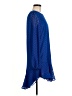 BCBGMAXAZRIA 100% Polyester Chevron-herringbone Blue Casual Dress Size M - photo 4