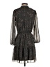 Drew 100% Polyester Paisley Gray Casual Dress Size XS - photo 2