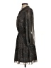 Drew 100% Polyester Paisley Gray Casual Dress Size XS - photo 5