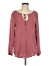 O'Neill Pink Long Sleeve Blouse Size L - photo 1