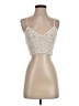 Romwe 100% Cotton Ivory Sleeveless Top Size S - photo 1