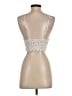 Romwe 100% Cotton Ivory Sleeveless Top Size S - photo 2