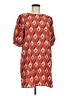 Michelle McDowell Argyle Orange Casual Dress Size M - photo 1
